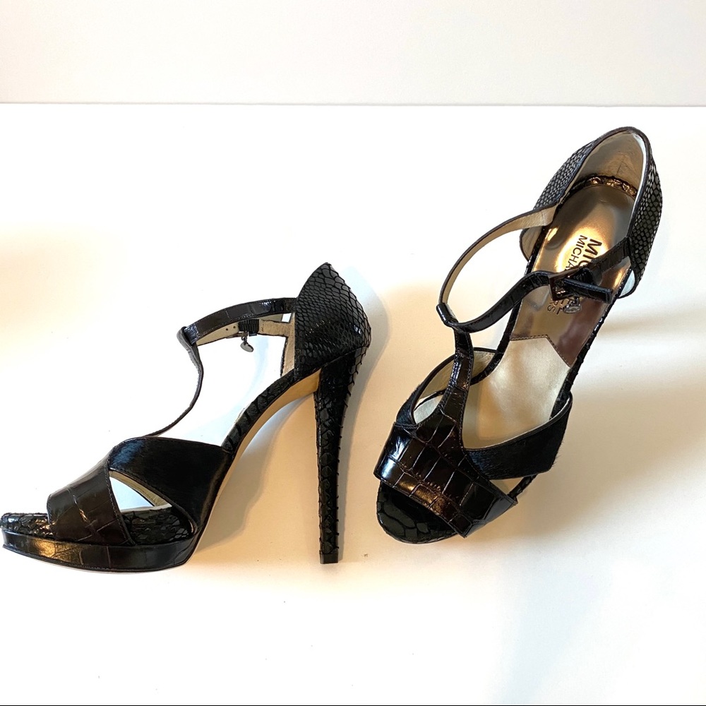 Michael Kors Black Platform Stiletto Pumps